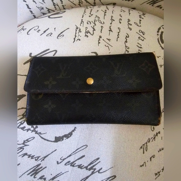 Louis Vuitton Mono Snap Wallet (Fading, Rubs, and wear) See pics - Picture 1 of 16